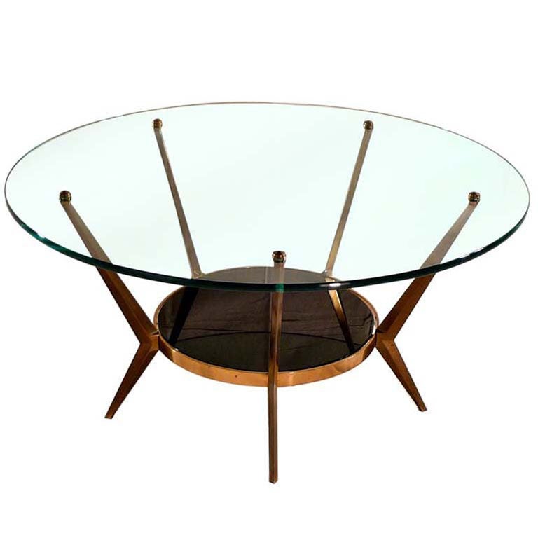1950's French Modernist 2-tier Cocktail Table