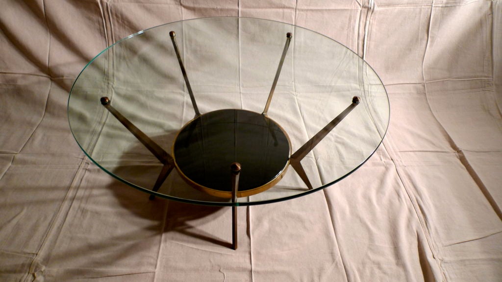 1950's French Modernist 2-tier Cocktail Table 1