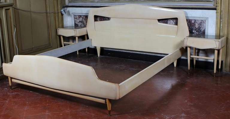 Italian Silvio Cavatorta King Sized Bed