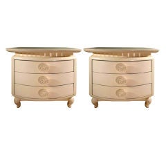 Vintage Pair of Night Side Tables from Eden Roc Hotel, Miami