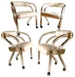 Set of 4 Lucite Chairs