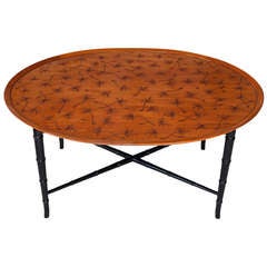 Kittinger Incised Thistledown Coffee Table 7