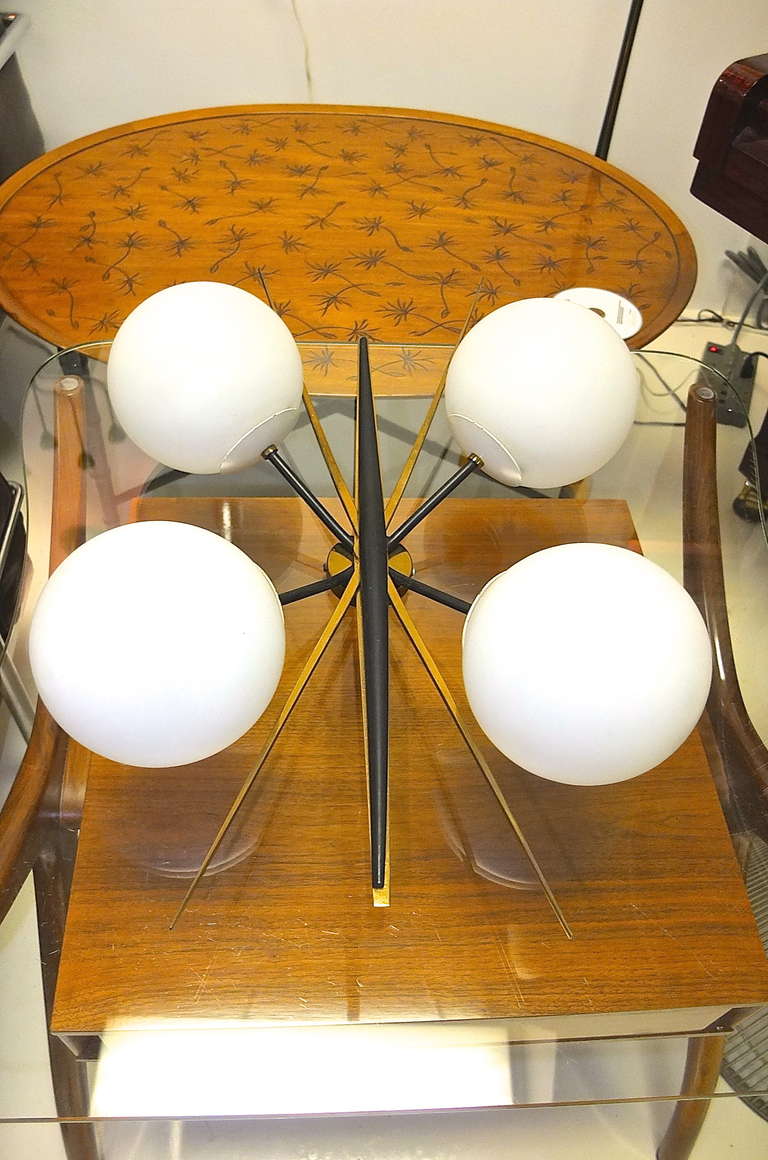 French 1950's Wall or Ceiling Light by Arlus In Excellent Condition In Hanover, MA