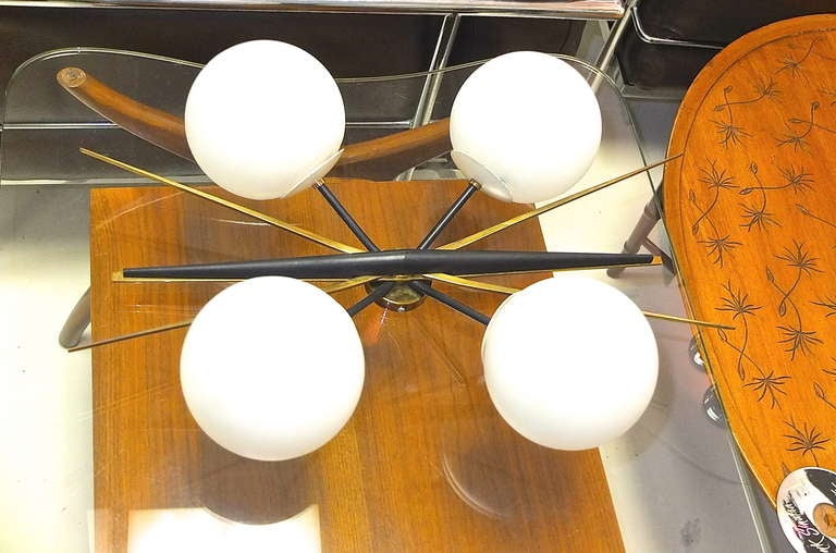 Mid-20th Century French 1950's Wall or Ceiling Light by Arlus