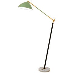 Italian Articulating Floor Lamp by Stilux
