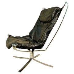Sigurd Ressel "Falcon" Easy Chair in Chrome