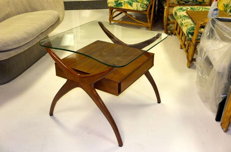 Mid-20th Century Pair of Biomorphic End Tables by Adrian Pearsall