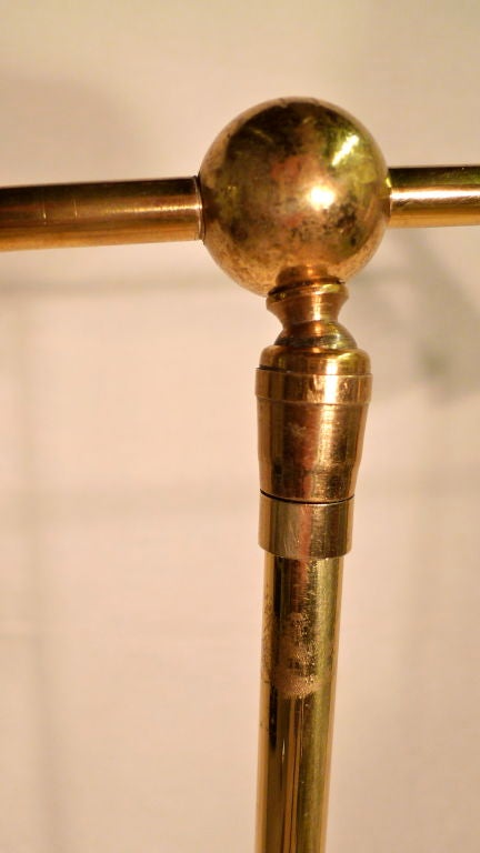 Brass Italian Articulating Floor Lamp by Arteluce