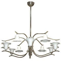 Arredoluce Twelve-Arm Lilly Chandelier