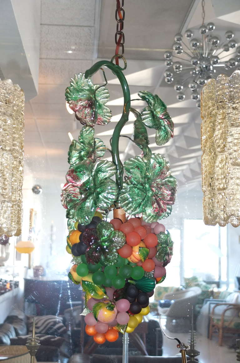 murano grape chandelier