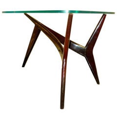 Italian Tripod Side Table After Carlo Mollino