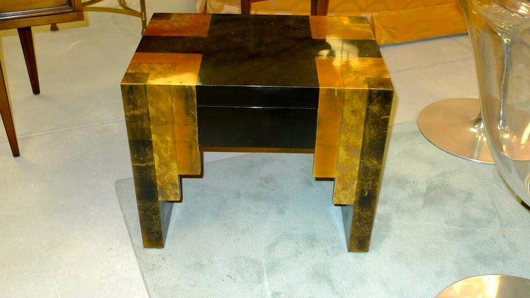 Late 20th Century Egyptian Deco Side Table by Phyllis Morris