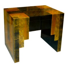 Vintage Egyptian Deco Side Table by Phyllis Morris
