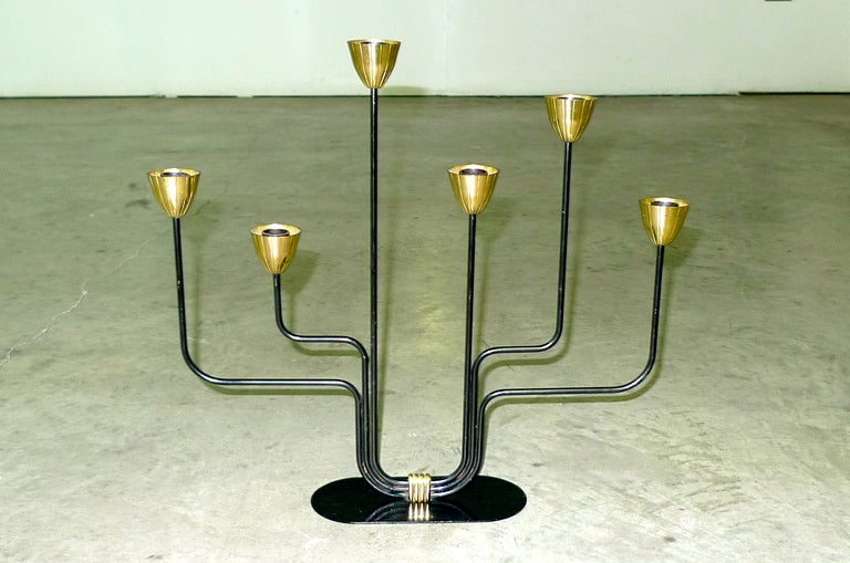 Swedish Candelabra by Gunnar Ander for Ystad For Sale