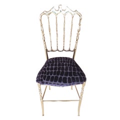 Italian Brass Chiavari Chair