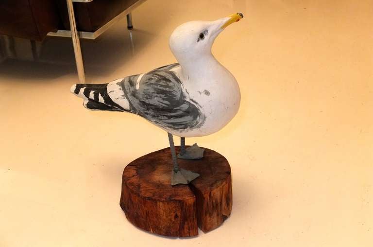 life size seagull statue