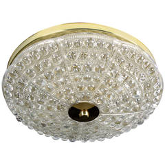 Orrefors Crystal Ceiling Light by Carl Fagerlund