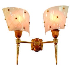 1940's French Dual Sconce 6