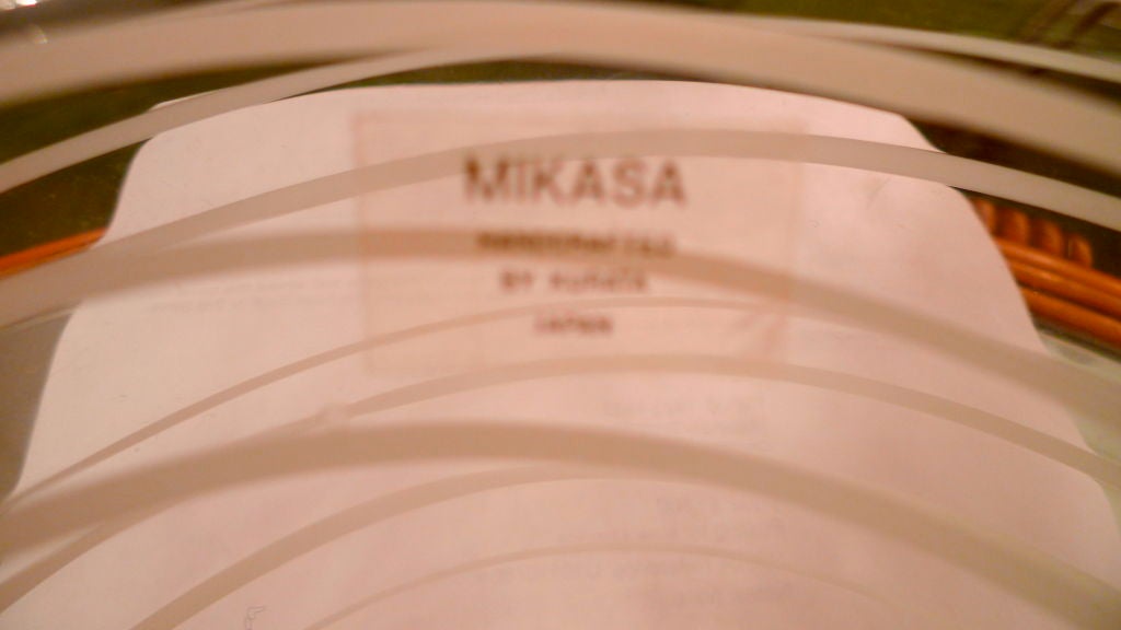 Mikasa Art Glass Bowl by Kurata 1