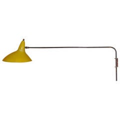 1950's French Articulating Swing Arm Wall Light