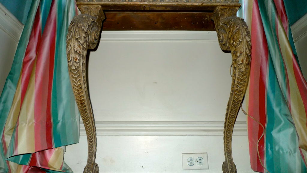 Pair of 19th C Venetian Console Tables 1