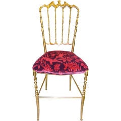 Vintage Brass Chiavari Chair