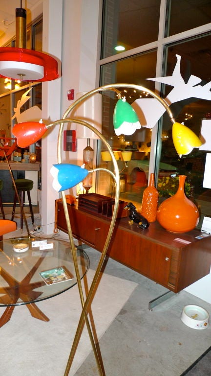 Pair of 1960's Italian Floor Lamps attributed to Arredoluce 3
