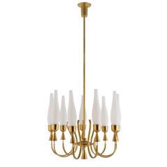1950's Italian Chandelier by Angelo Lelii for Arredoluce 9