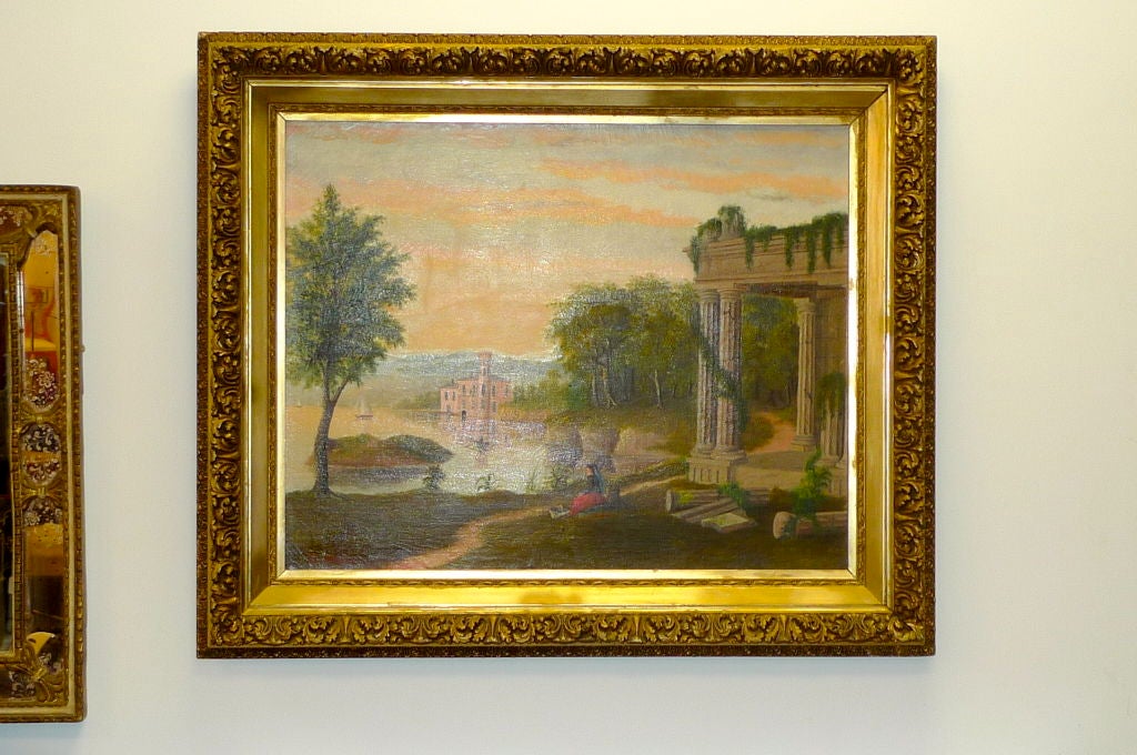 Europeo Pittura pastorale europea del XIX secolo di Tom Wilson (americano) in vendita