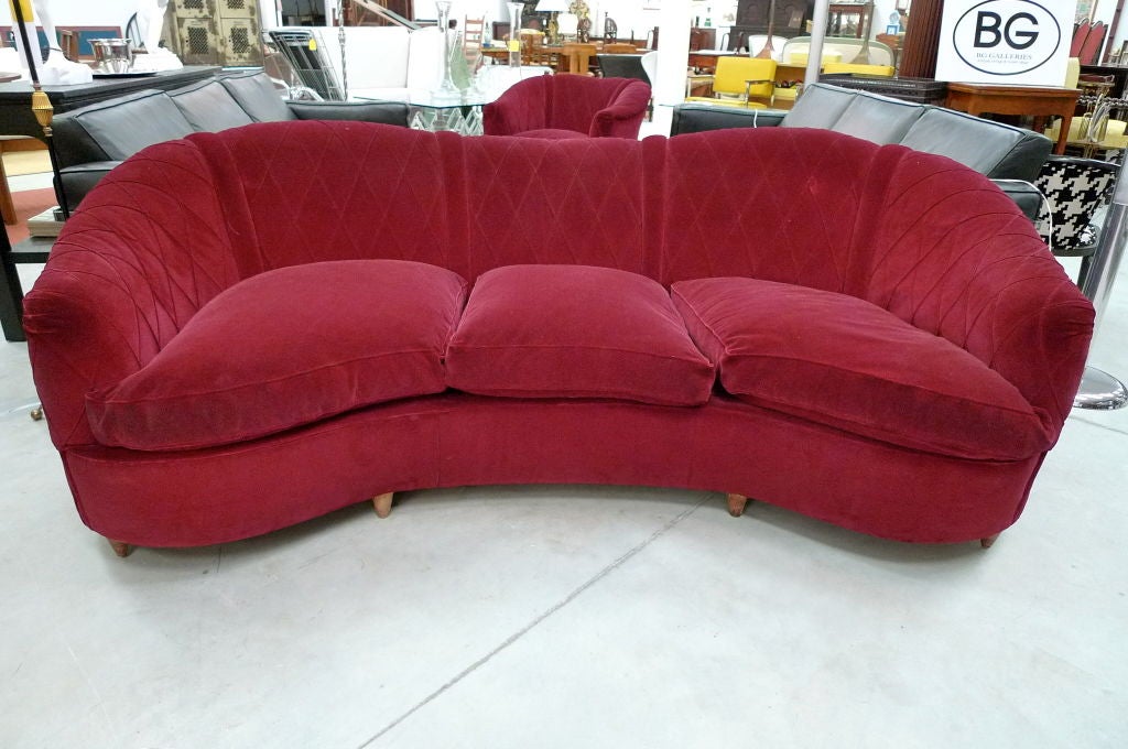 Mid-20th Century French Mid-Century Sofa In the Manner of Jean Royere