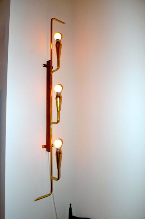 French Modernist Long Wall Light 2