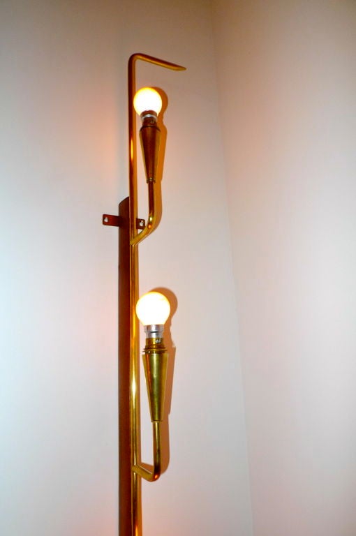 French Modernist Long Wall Light 4