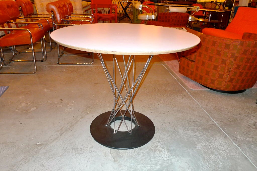 PRICE DISCOUNTED FOR 1STDIBS SATURDAY SALE – ONE WEEK ONLY. NO ADDITIONAL DISCOUNTS, NO HOLDS. ITEM WILL BE RETURNED TO REGULAR PRICING AFTER 7 DAYS.<br />
<br />
<br />
Isamu Noguchi Cyclone Table designed in 1954.<br />
<br />
This edition