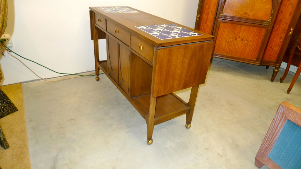 Brasilia Bar Cart Serving Trolley 2