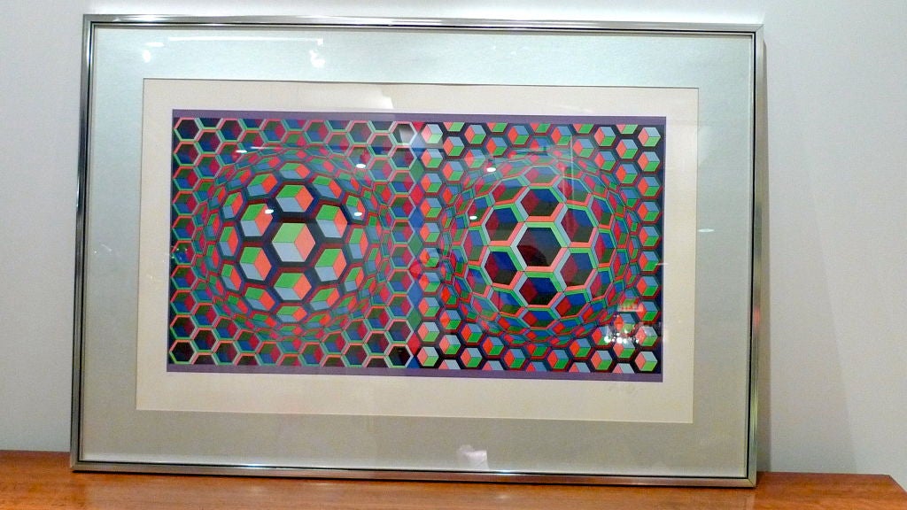 victor vasarely lithograph