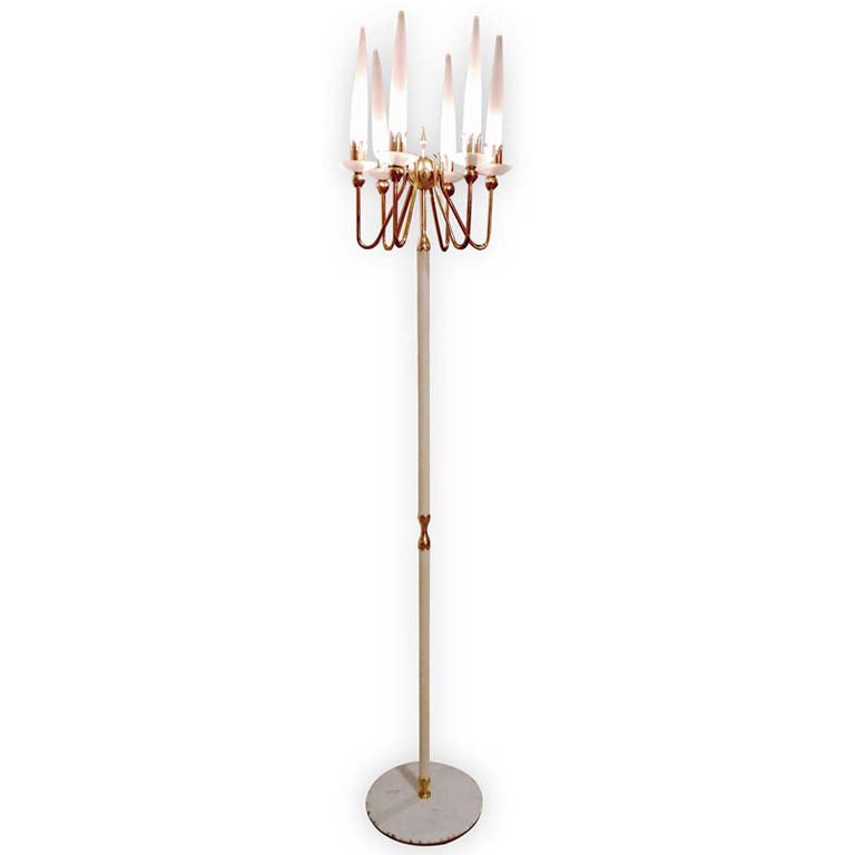 Italian Floor Lamp by Angelo Lelii for Arredoluce Monza For Sale