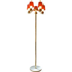 Angelo Lelii for Arredoluce Monza Floor Lamp, Documented