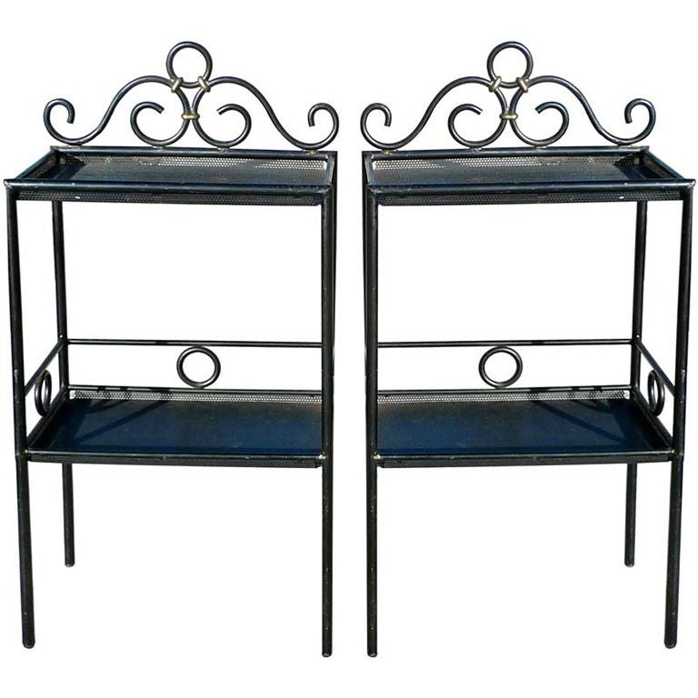 Pair of French 1950's Night Stands For Sale