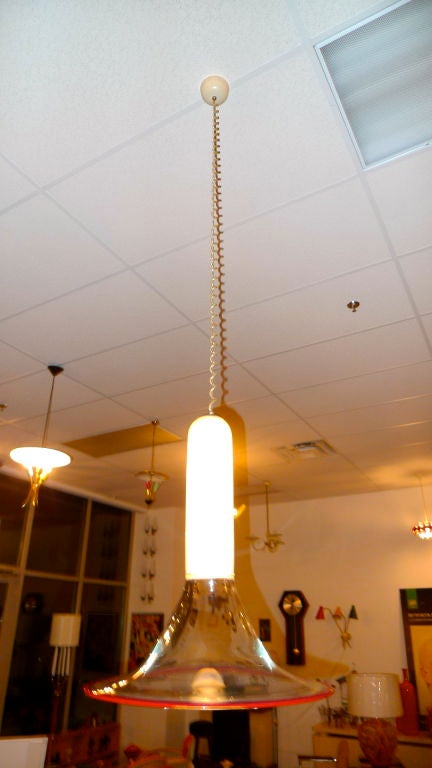 Leucos Pendant Lamp by Roberto Pamio & Renato Toso In Good Condition For Sale In Hanover, MA