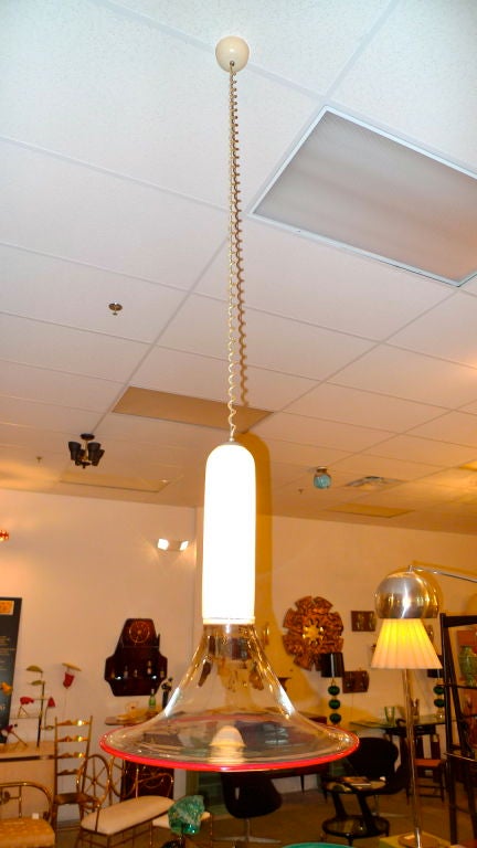 Late 20th Century Leucos Pendant Lamp by Roberto Pamio & Renato Toso For Sale