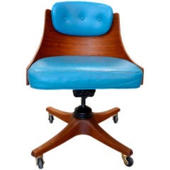 Edward Wormley for Dunbar Swiveling Desk Chair