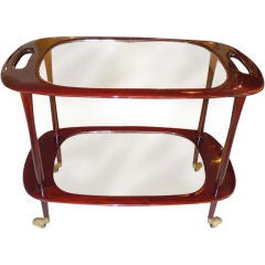 Cesare Lacca Bi-Level Bar Cart