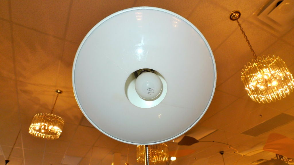 American Laurel UFO Head Gooseneck Floor Lamp For Sale