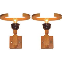 Pair of Wall Sconces by Guillerme et Chambron for Votre Maison 11