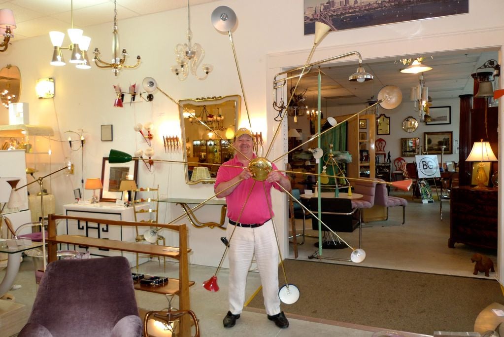 8 foot in Diameter 1950's Italian Chandelier by Arredoluce