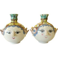 Pair of Bjorn Wiinblad Candle Holders 1