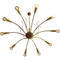 1950's Italian Spider Chandelier by Arredoluce