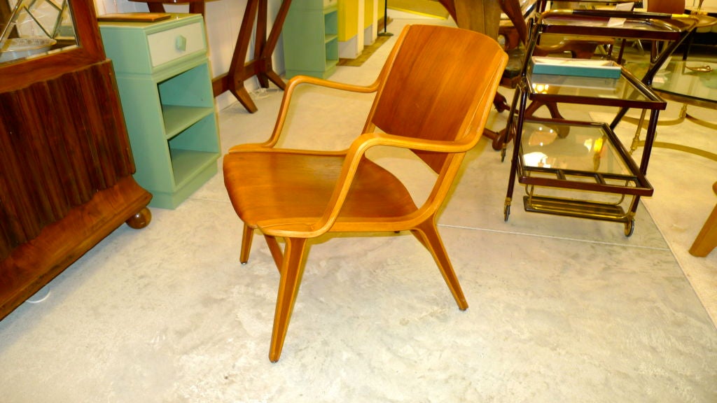 Mid-20th Century Peter Hvidt AX Lounge Chair