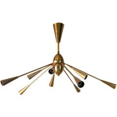 1950
s Italian Brass Sputnik by Lumi