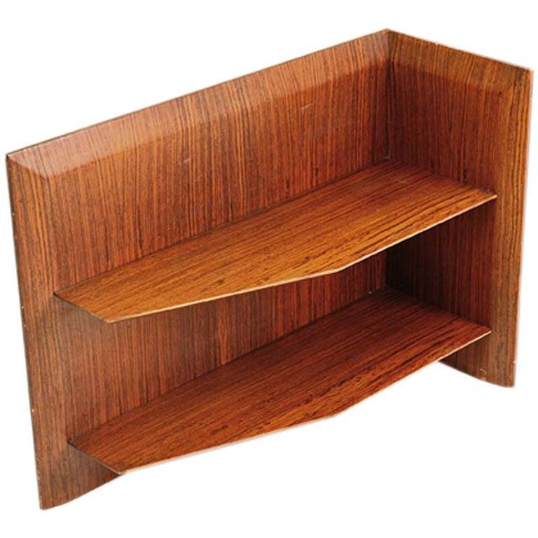 Italian Angled Corner Shelf For Sale at 1stdibs